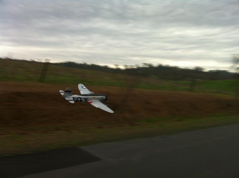 Christmas 2010 got a Parkzon P-47. One of my favorite pictures. Shot with the Iphone 4. Its a miracle it actually took this picture. I was pressing th