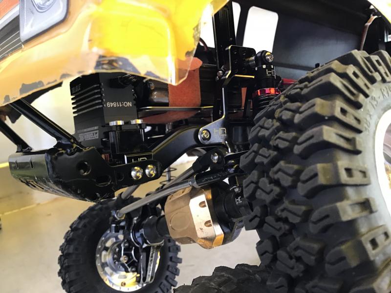 Front axle new ProTek 360 bl servo very quiet and strong for now...