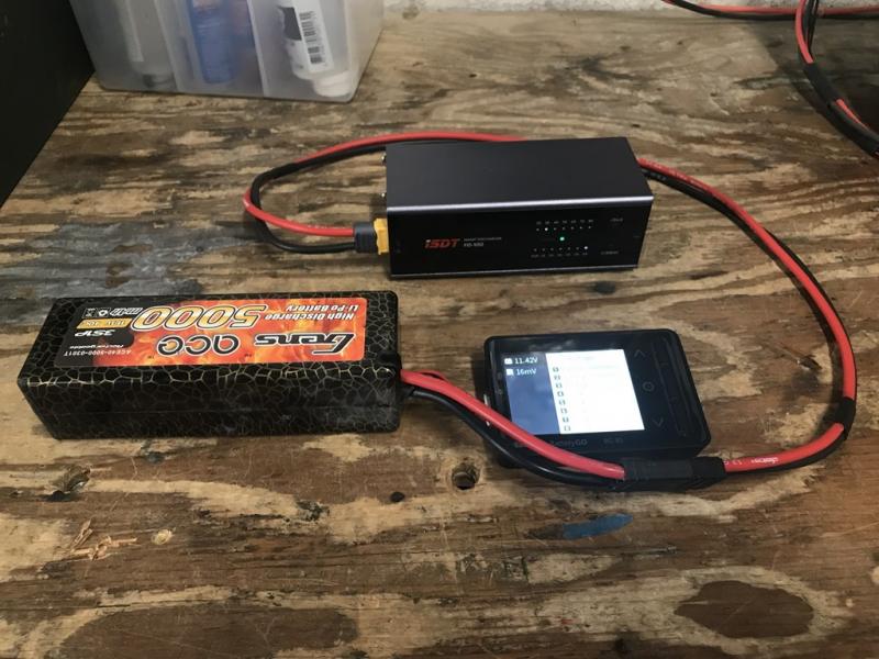 ISDT FD-100 and ISDT BG-8S Battery Checker.