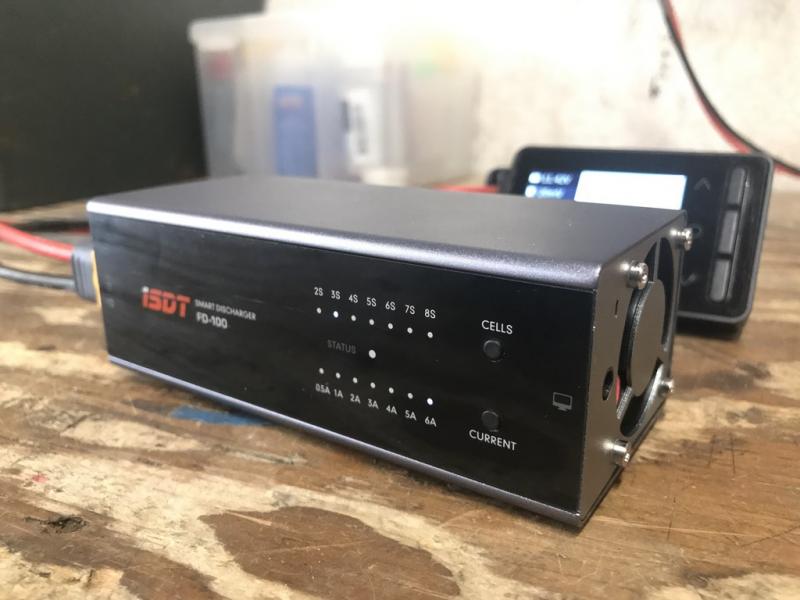 ISDT FD-100 and ISDT BG-8S Battery Checker.