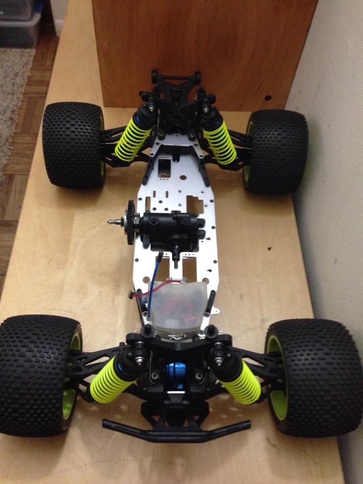 My LST2 stripped down, XXL conversion and forward only done... Still have so much more to do...